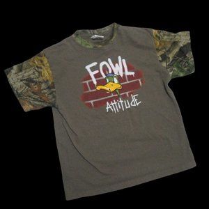 Fowl Attitude Duck Camo Streetwear Tshirt